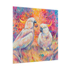 Two Cockatoos Square Print