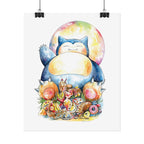 We Love Food Poster Print