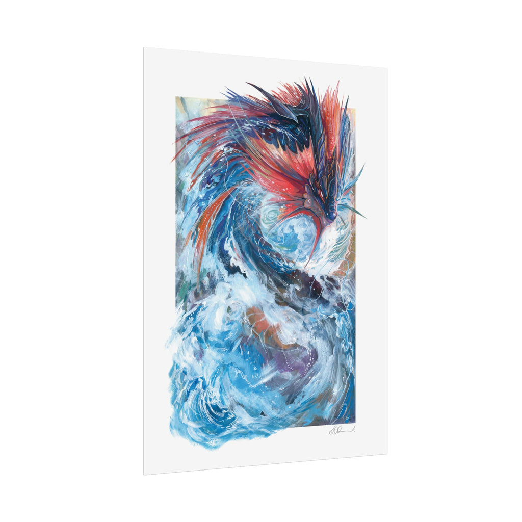 Serpent of the Rapids Poster Print