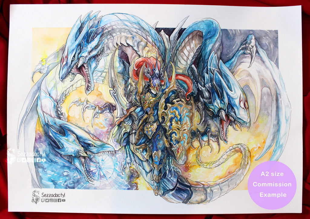 Watercolour Commission - A2 Size