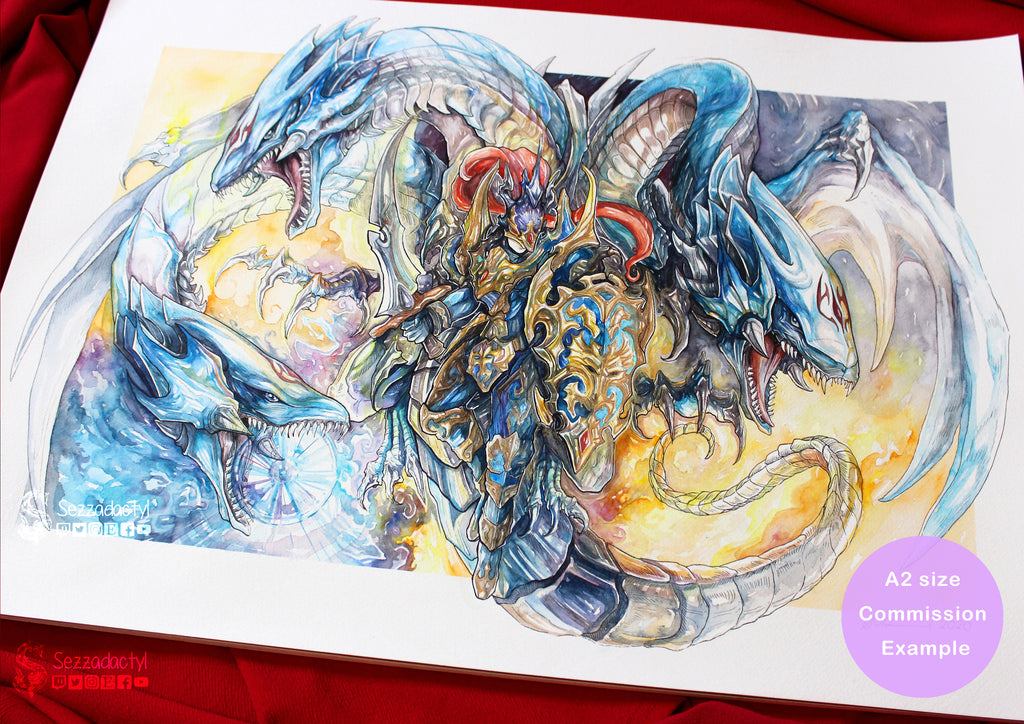 Watercolour Commission - A2 Size