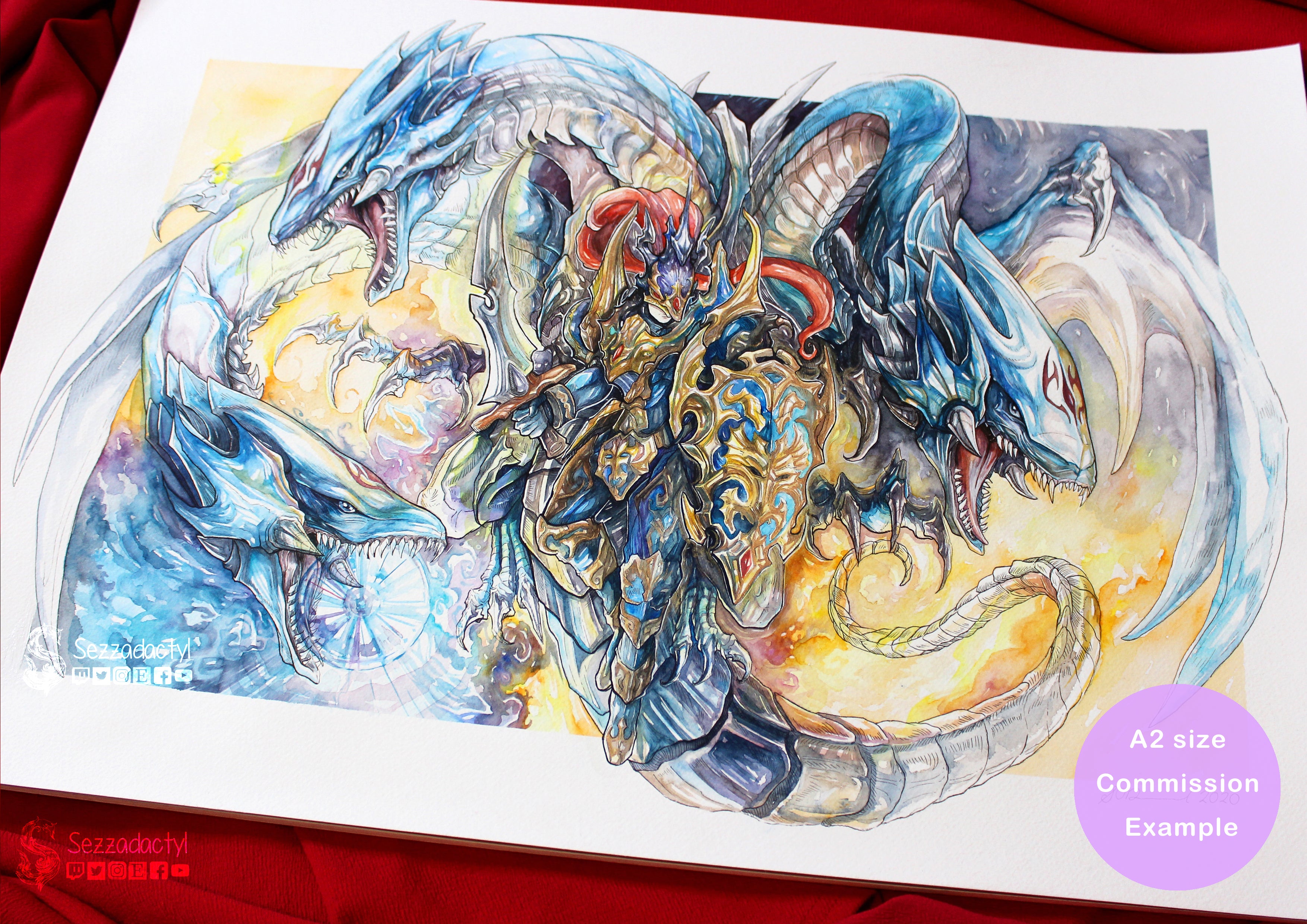 Watercolour Commission - A2 Size