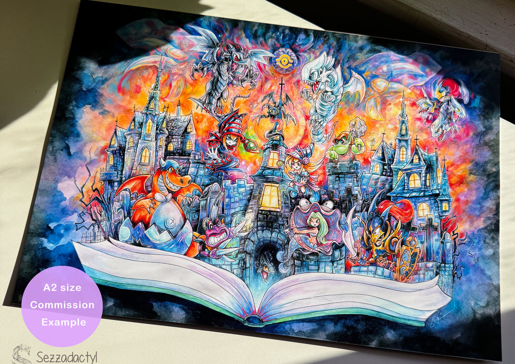 Watercolour Commission - A2 Size