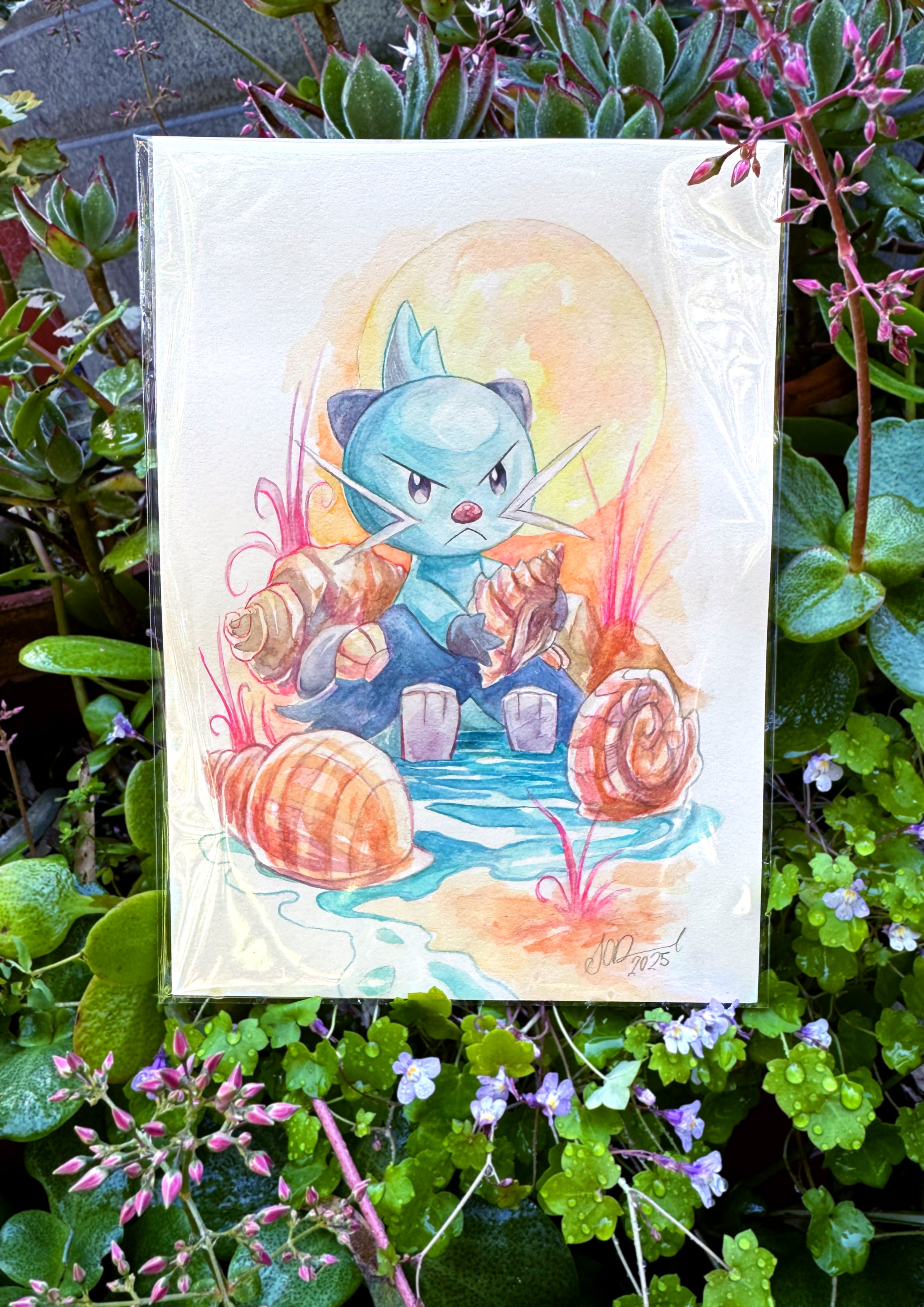 Watercolour Commission - A6 (sketch)