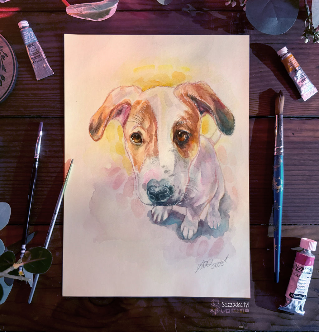 Watercolour Commission - A6 (sketch)