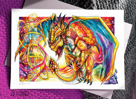 Timeless Dragon Print - A3/A4/A5
