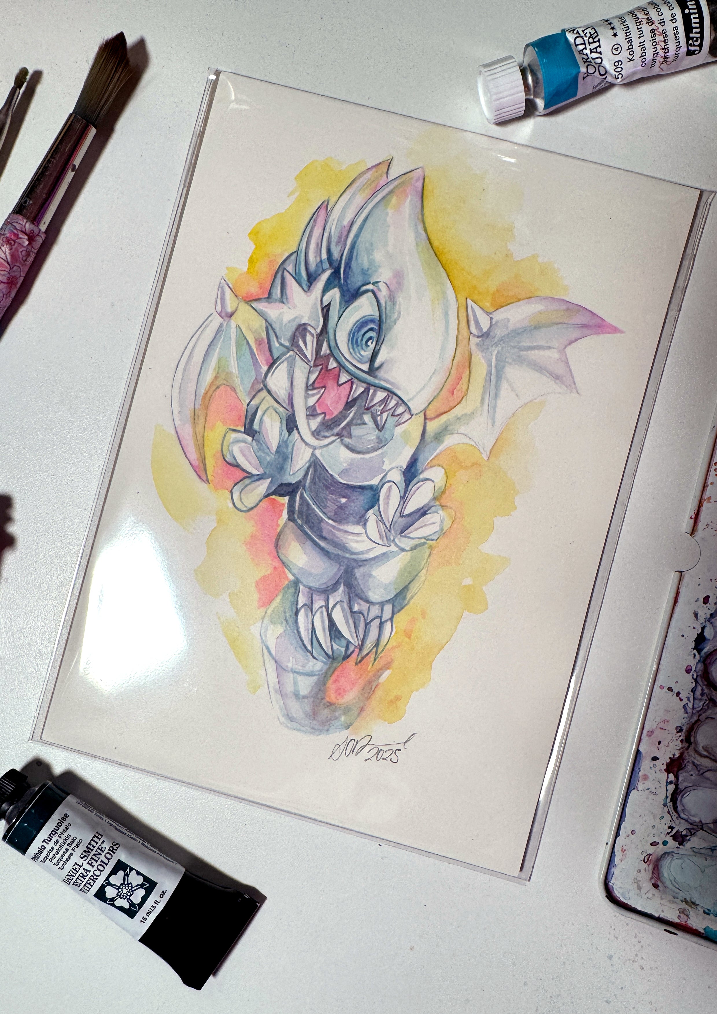 Watercolour Commission - A6 (sketch)