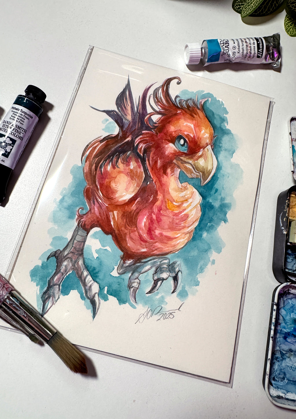 Watercolour Commission - A6 (sketch)