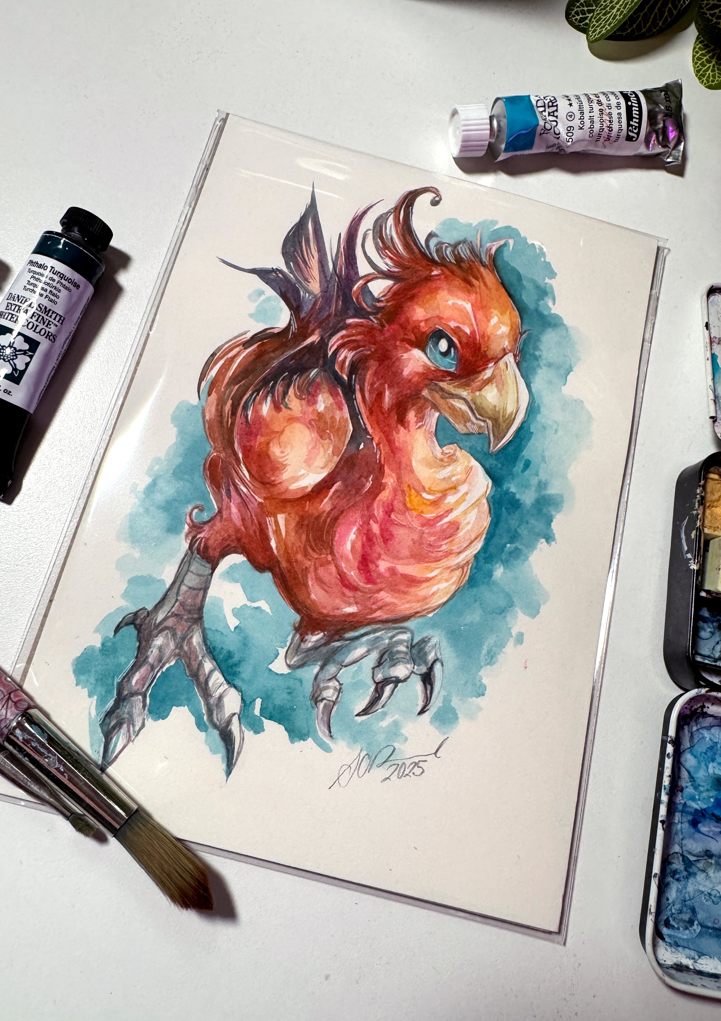 Watercolour Commission - A6 (sketch)