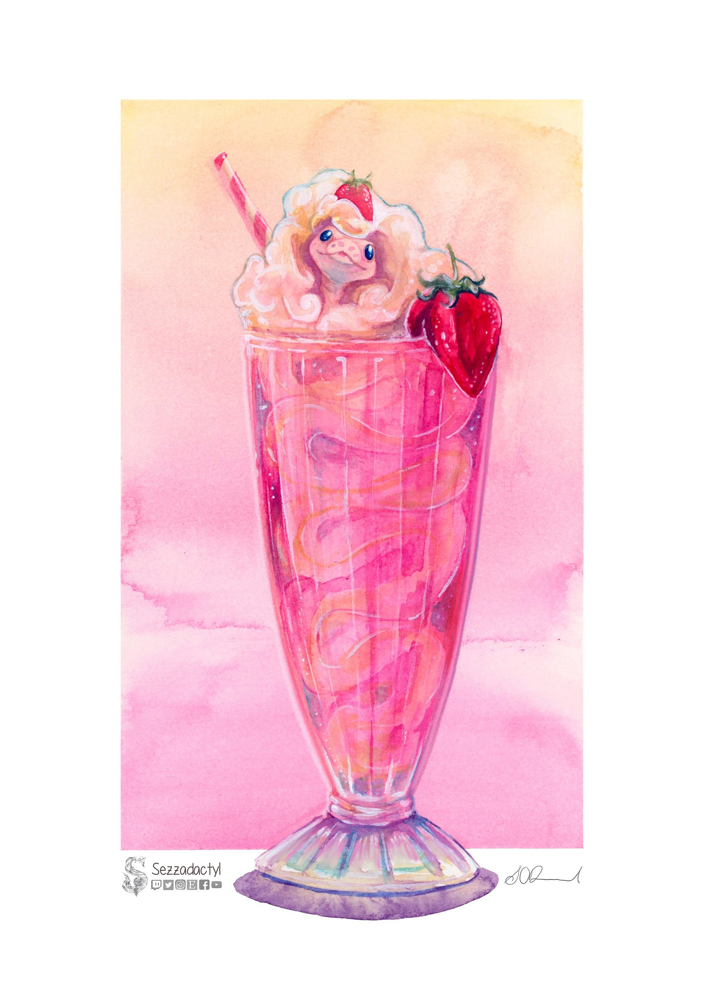 Milkshake Print - Streamink 2022 - A3/A4/A5 sizes