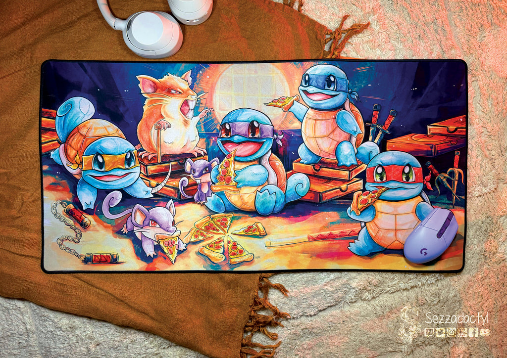 Desk Mat - Pizza Party