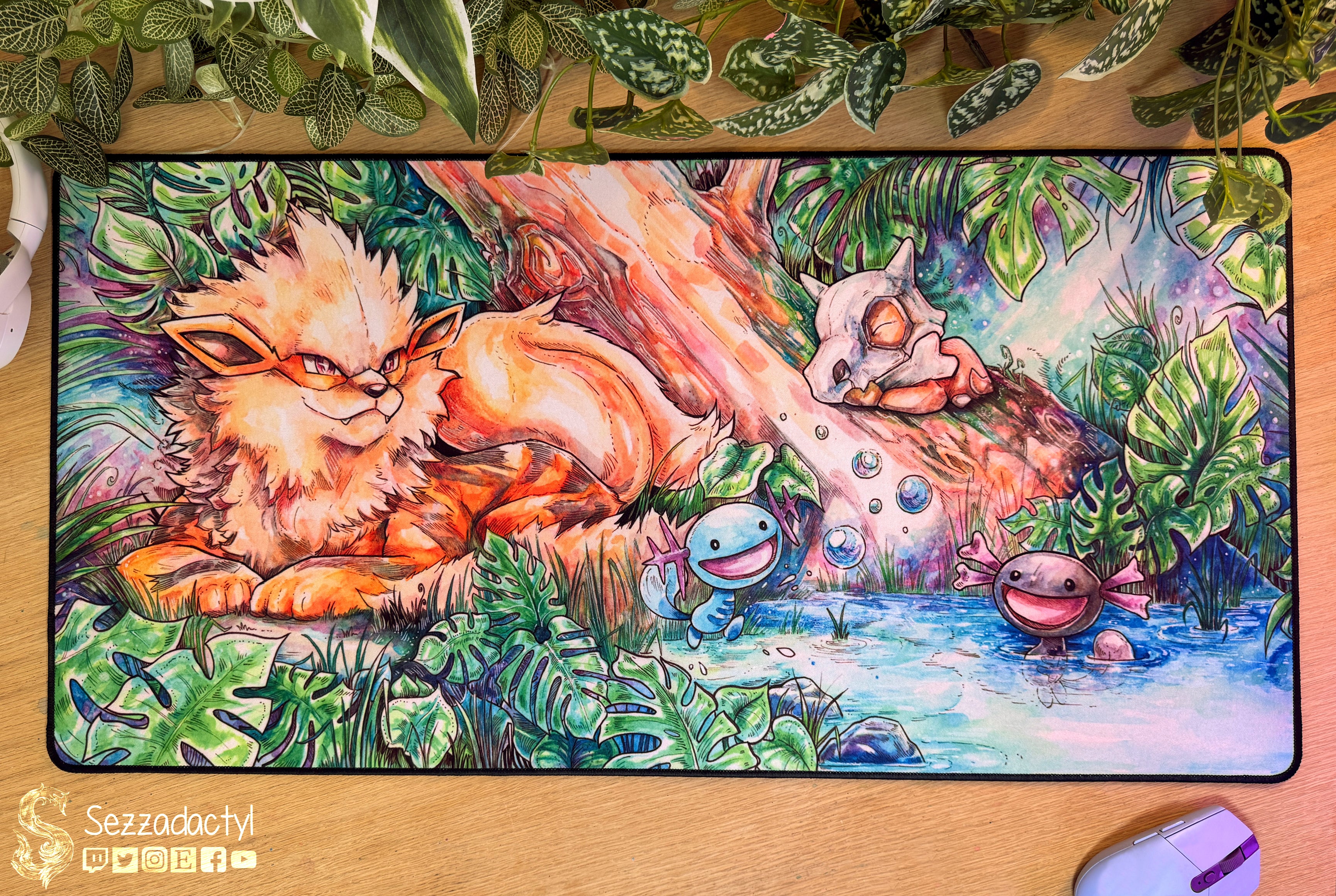 Desk Mat - Jungle Friends