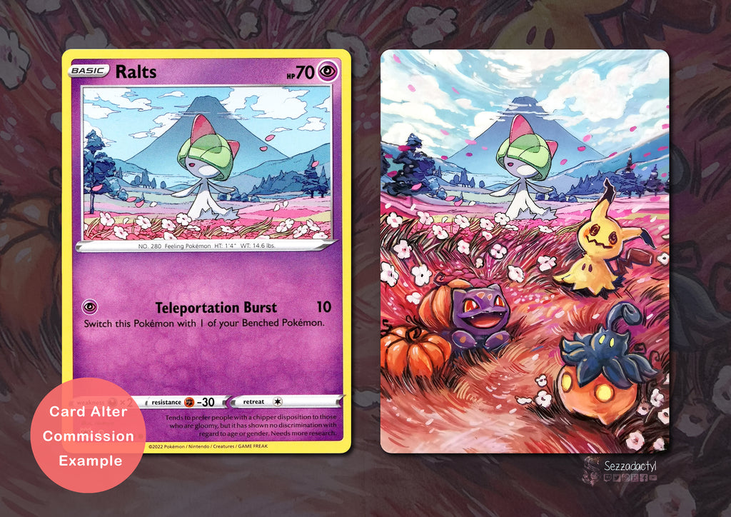 Card Alter Commission - Non-Holo (Not Shiny)