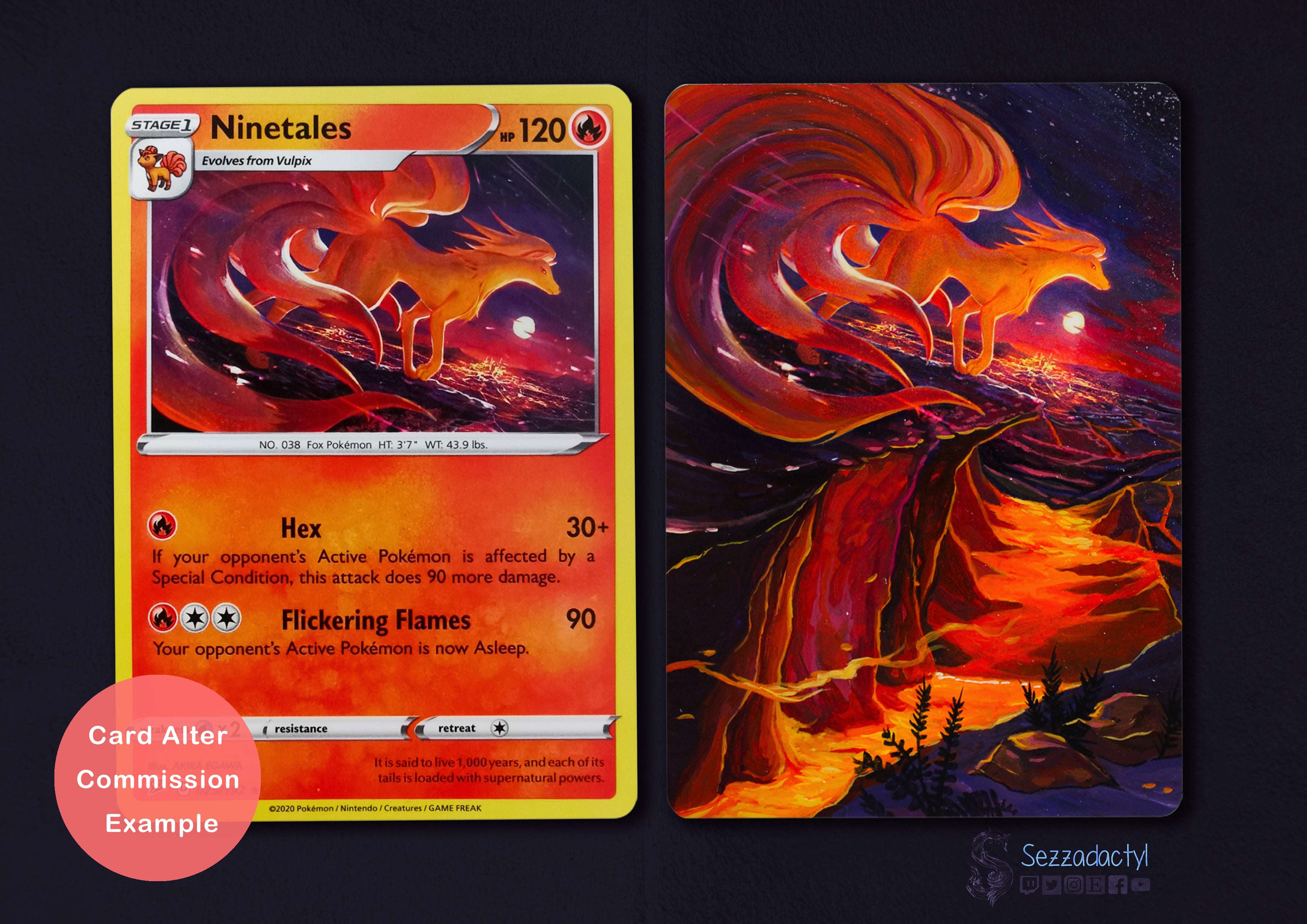 Card Alter Commission - Non-Holo (Not Shiny)