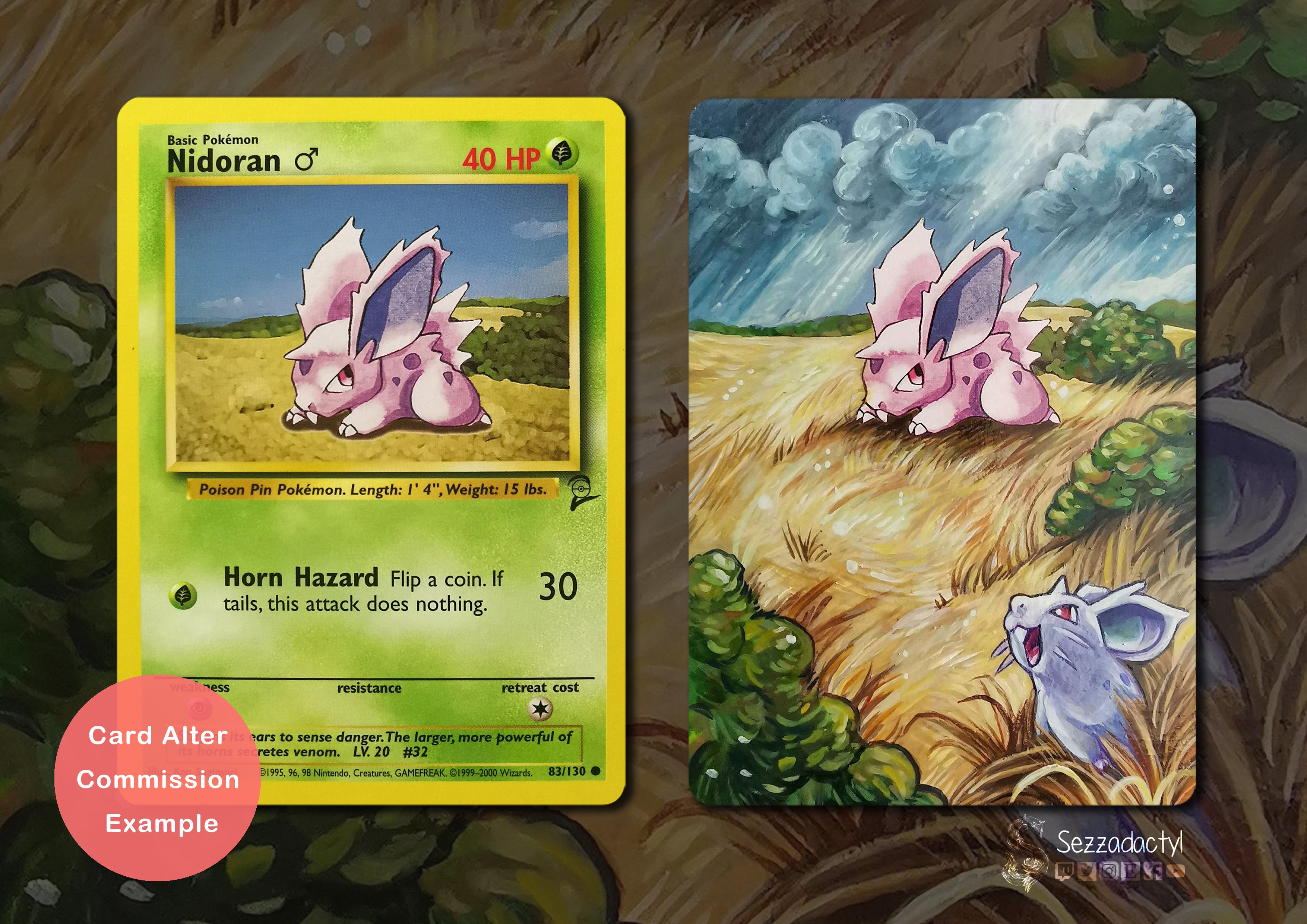 Card Alter Commission - Non-Holo (Not Shiny)
