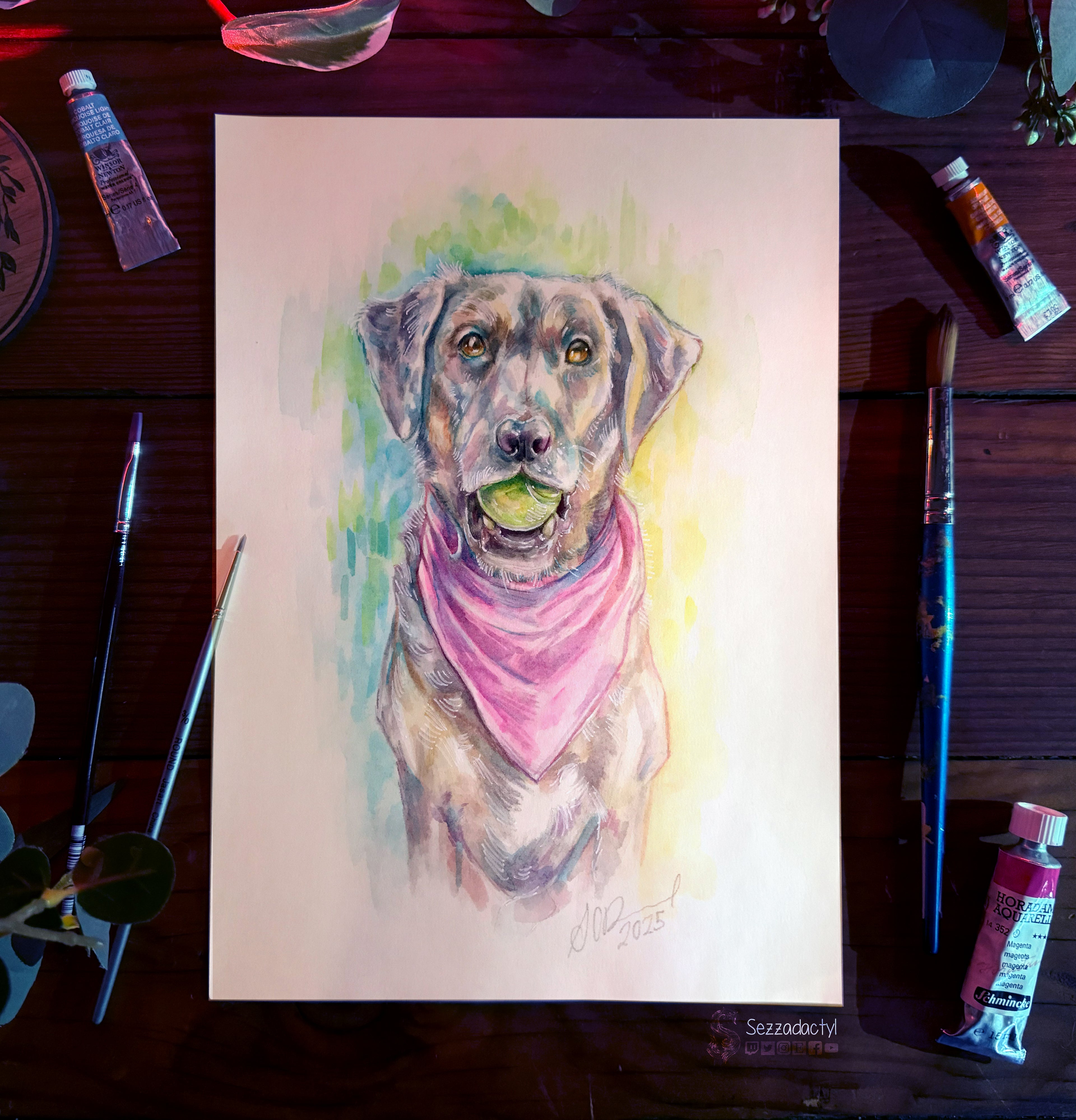 Watercolour Commission - A6 (sketch)