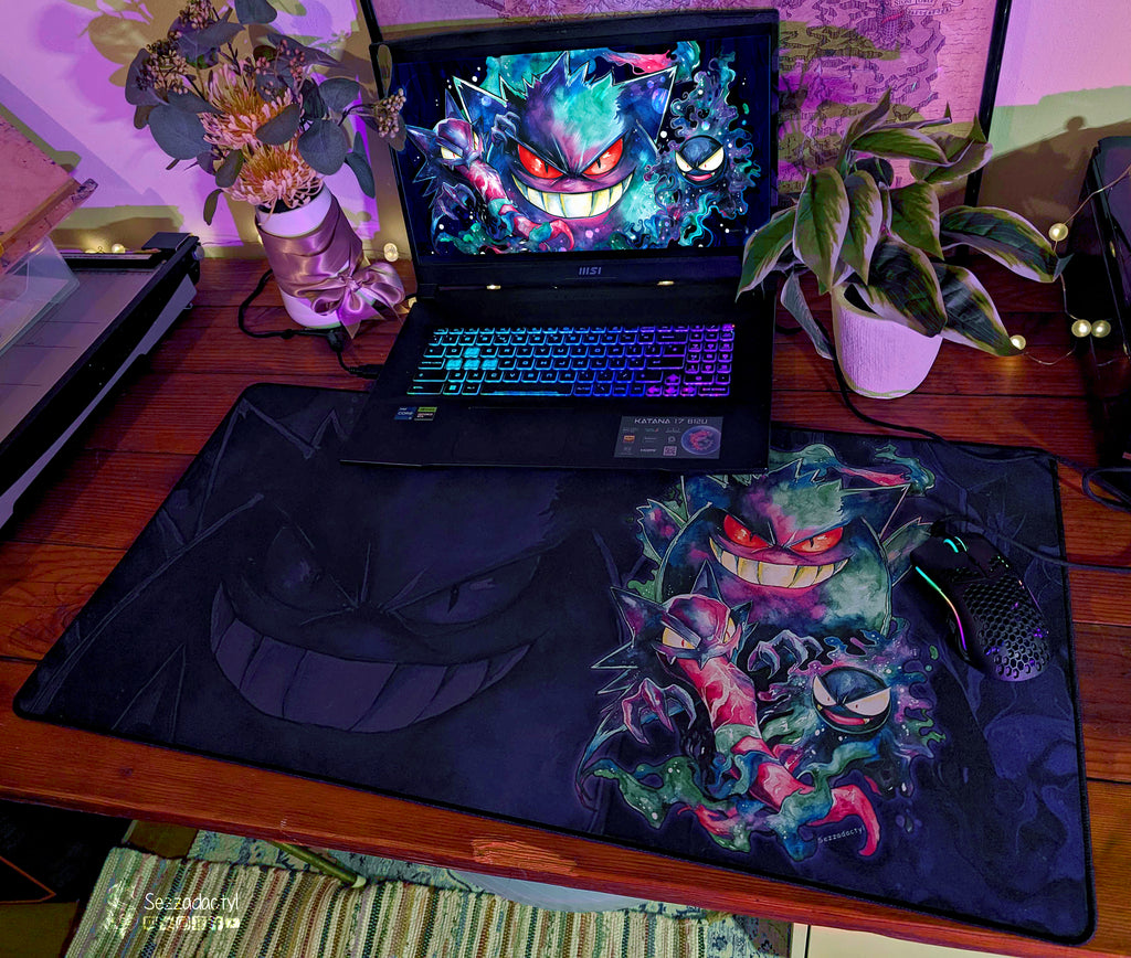 Desk Mat - Ghostly Family - Version 1