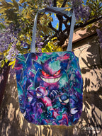 Canvas Tote Bag, 5-Color Straps - Ghostly Family