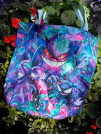 Canvas Tote Bag, 5-Color Straps - Ghostly Family