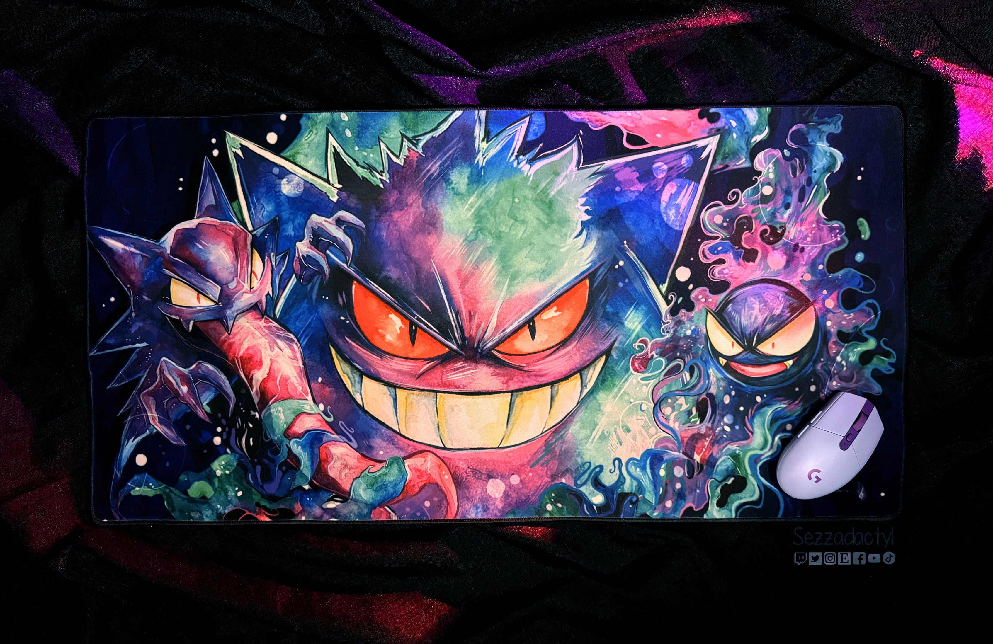 Desk Mat - Ghostly Family - Version 2