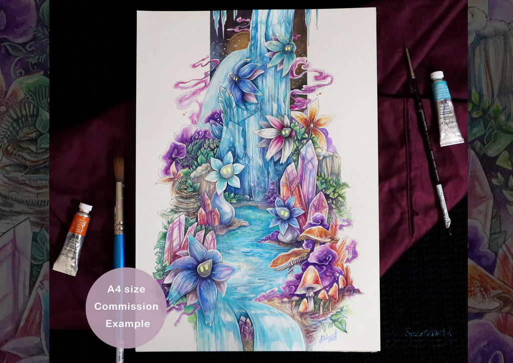 Watercolour Commission - A4 Size