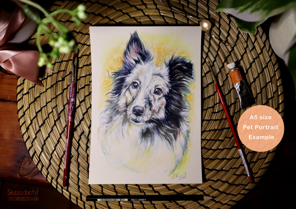 Watercolour Commission - A5 Size