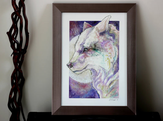 Space Wolf Print - A3/A4/A5 sizes