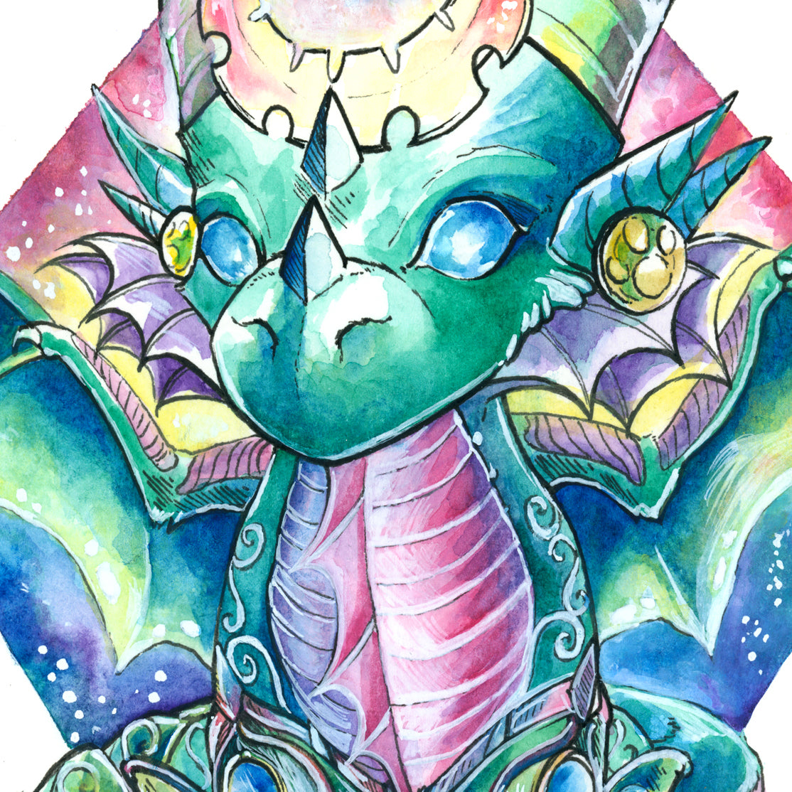 Chibi Dragon of Dreams Print - A3/A4/A5