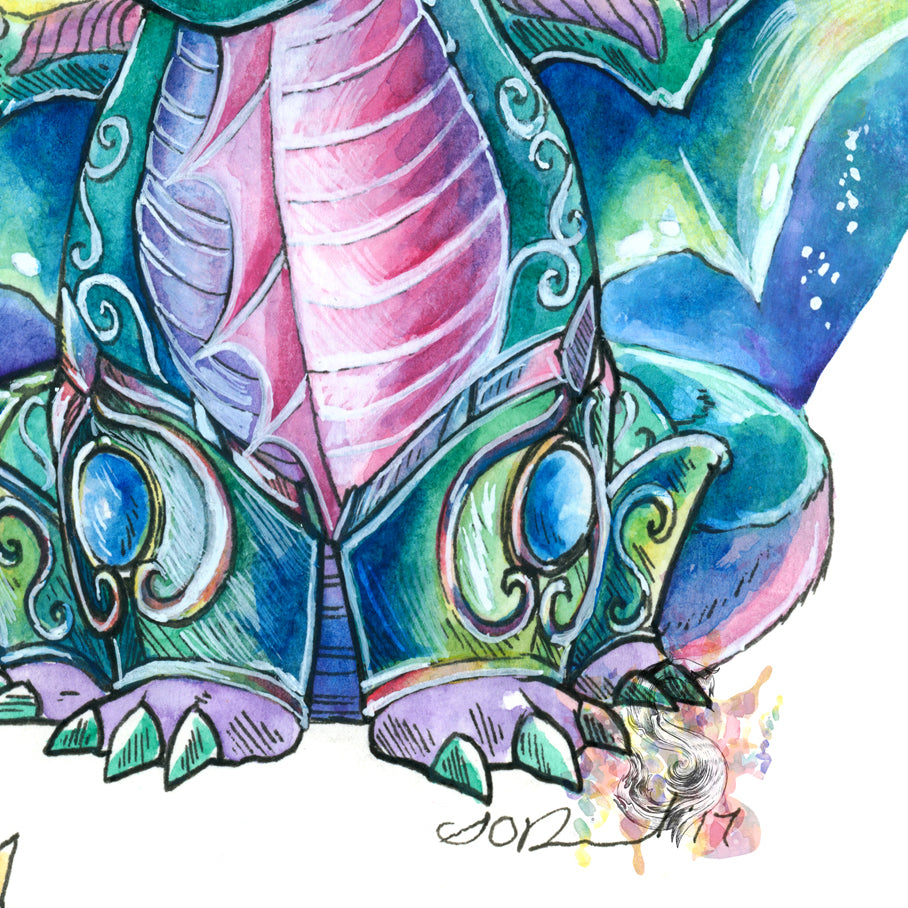 Chibi Dragon of Dreams Print - A3/A4/A5