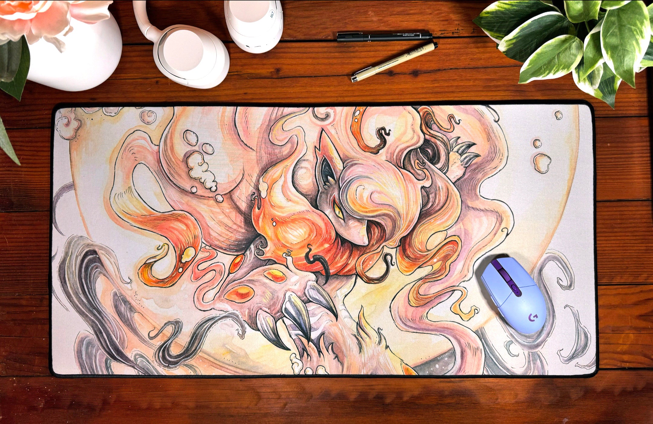 Desk Mat - Autumn Fox - Version 2